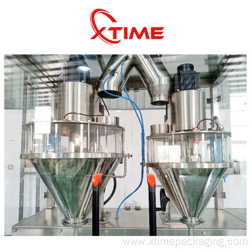 Automatic apple cider vinegar powder flour Auger powder filling machine